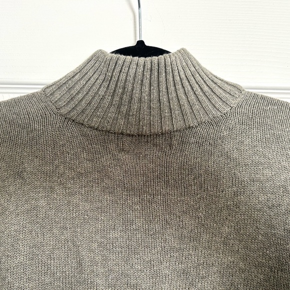 Polo Ralph Lauren Gray 1/4 Button Knit Long Sleeve Sweater Mens Large - Picture 8 of 9